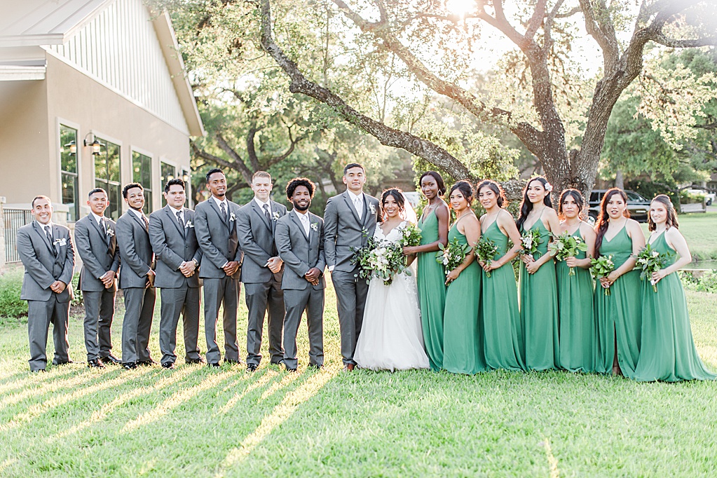 Spring Wedding at The Club at Garden Ridge in San Antonio Texas Featuring romantic greenery 0090