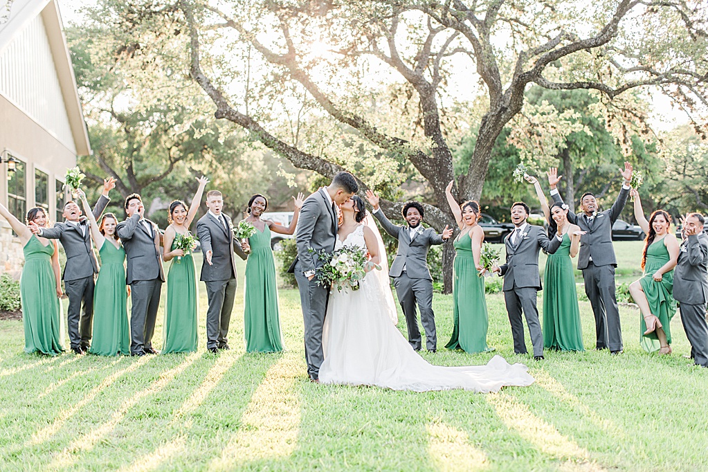 Spring Wedding at The Club at Garden Ridge in San Antonio Texas Featuring romantic greenery 0092