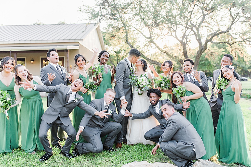 Spring Wedding at The Club at Garden Ridge in San Antonio Texas Featuring romantic greenery 0094