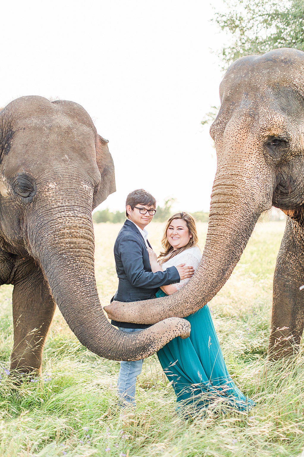A Texas Engagement Session with Elephants in Fredericksburg 0013