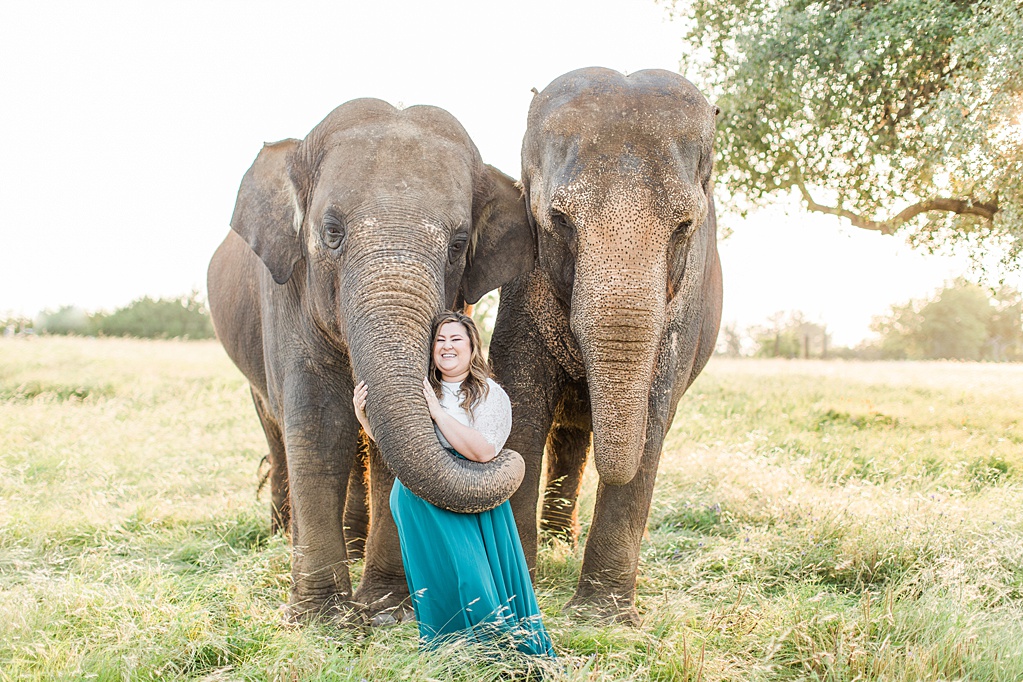A Texas Engagement Session with Elephants in Fredericksburg 0028