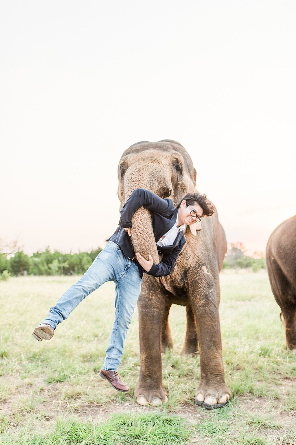 A Texas Engagement Session with Elephants in Fredericksburg 0048