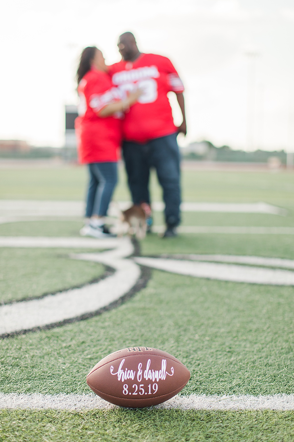 Football Engagment Session in Converse Texas at Judson High School 0007