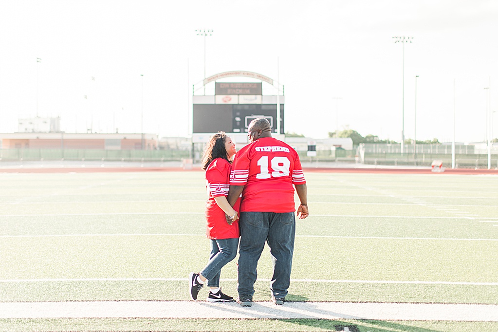Football Engagment Session in Converse Texas at Judson High School 0011