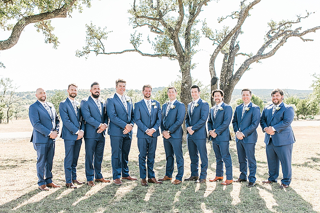 A greenery and dusty blue wedding at Sunset Ranch Event Center in Fredericksburg Texas by Allison Jeffers Associate Photographer 0108