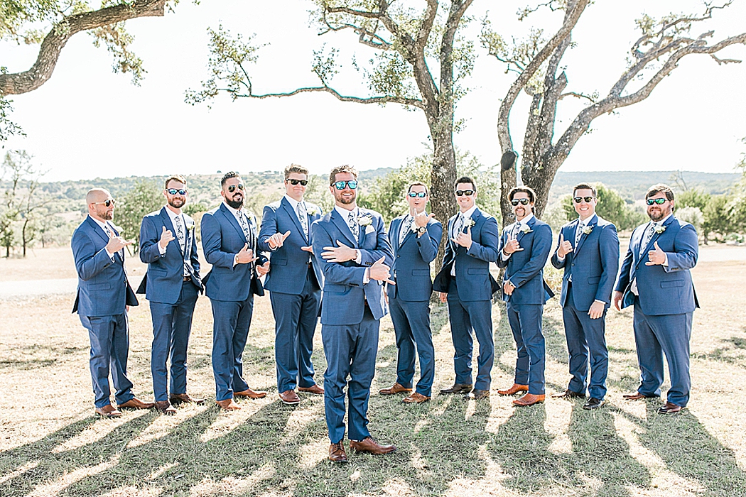 A greenery and dusty blue wedding at Sunset Ranch Event Center in Fredericksburg Texas by Allison Jeffers Associate Photographer 0109