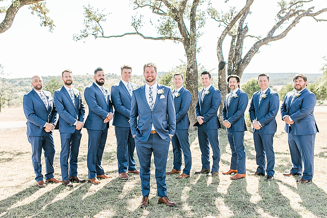 A greenery and dusty blue wedding at Sunset Ranch Event Center in Fredericksburg Texas by Allison Jeffers Associate Photographer 0112