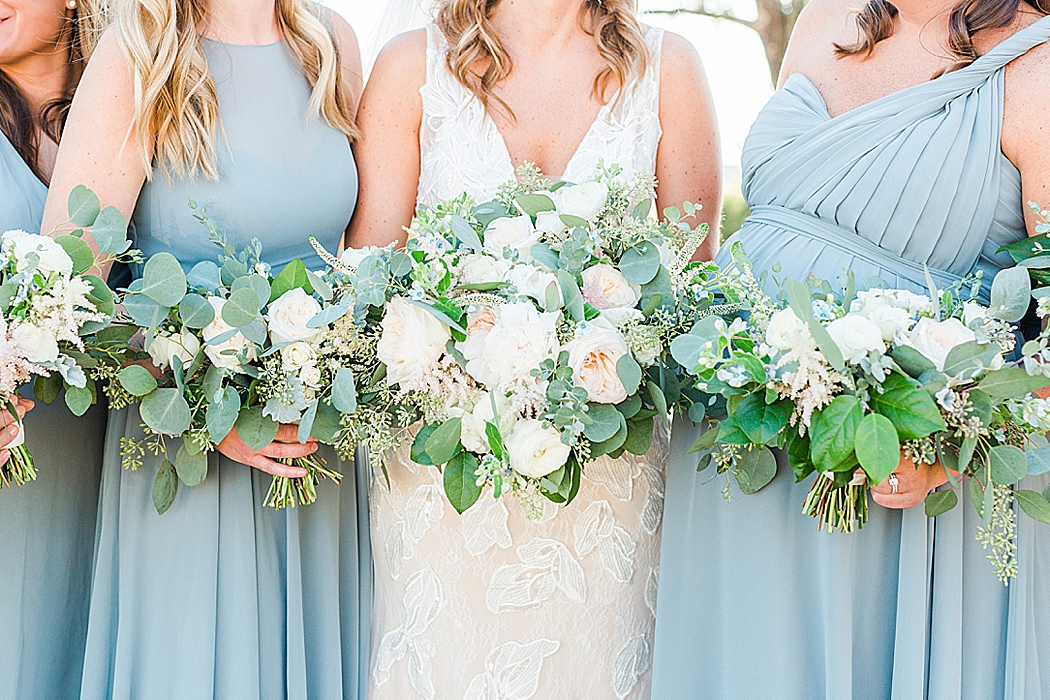 A greenery and dusty blue wedding at Sunset Ranch Event Center in Fredericksburg Texas by Allison Jeffers Associate Photographer 0123