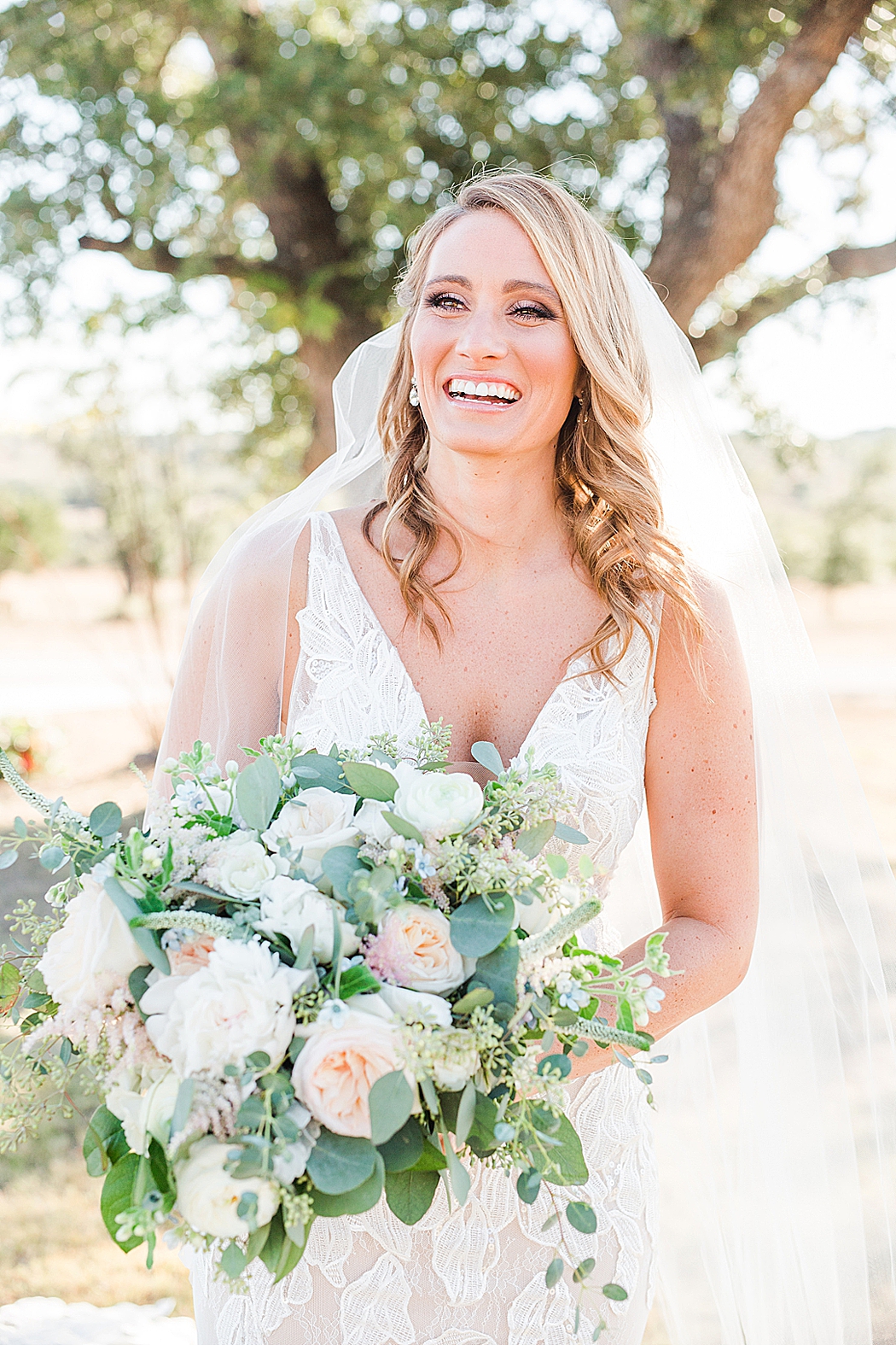 A greenery and dusty blue wedding at Sunset Ranch Event Center in Fredericksburg Texas by Allison Jeffers Associate Photographer 0127