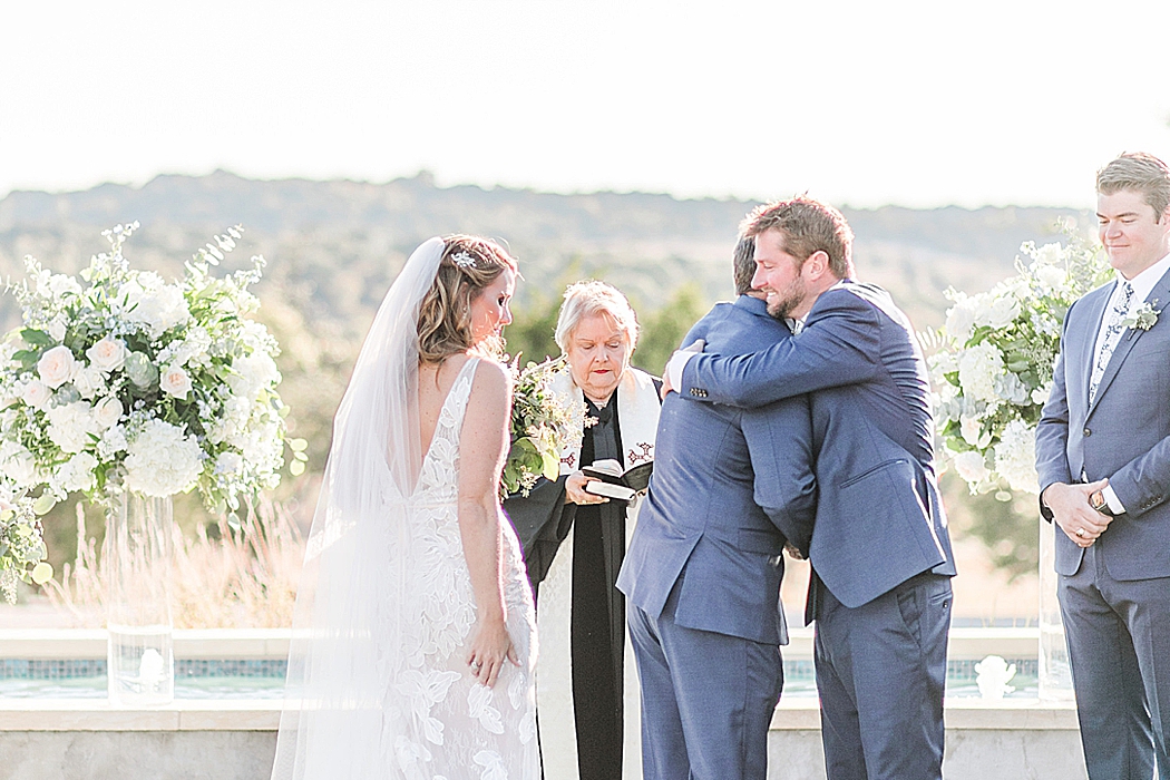 A greenery and dusty blue wedding at Sunset Ranch Event Center in Fredericksburg Texas by Allison Jeffers Associate Photographer 0144