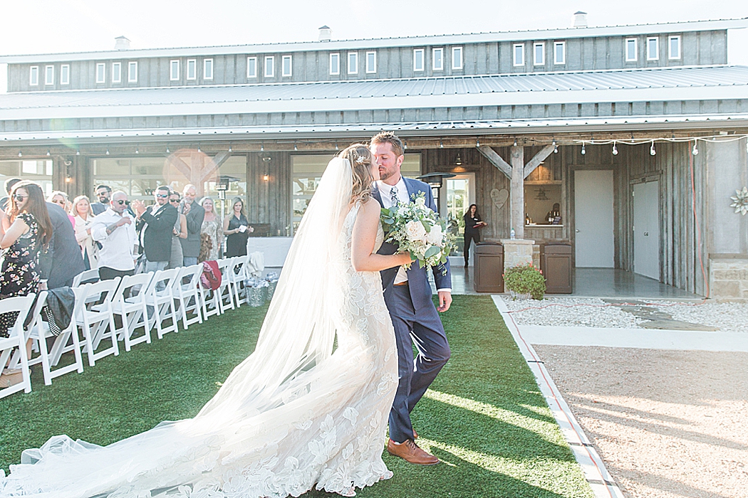 A greenery and dusty blue wedding at Sunset Ranch Event Center in Fredericksburg Texas by Allison Jeffers Associate Photographer 0151