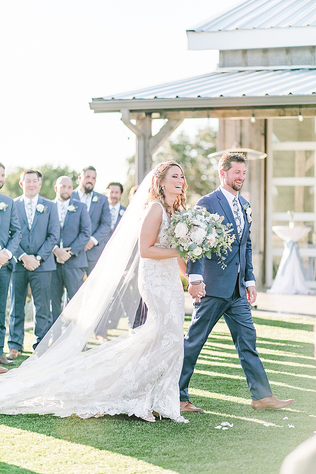 A greenery and dusty blue wedding at Sunset Ranch Event Center in Fredericksburg Texas by Allison Jeffers Associate Photographer 0152