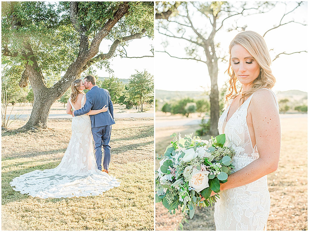 A greenery and dusty blue wedding at Sunset Ranch Event Center in Fredericksburg Texas by Allison Jeffers Associate Photographer 0157