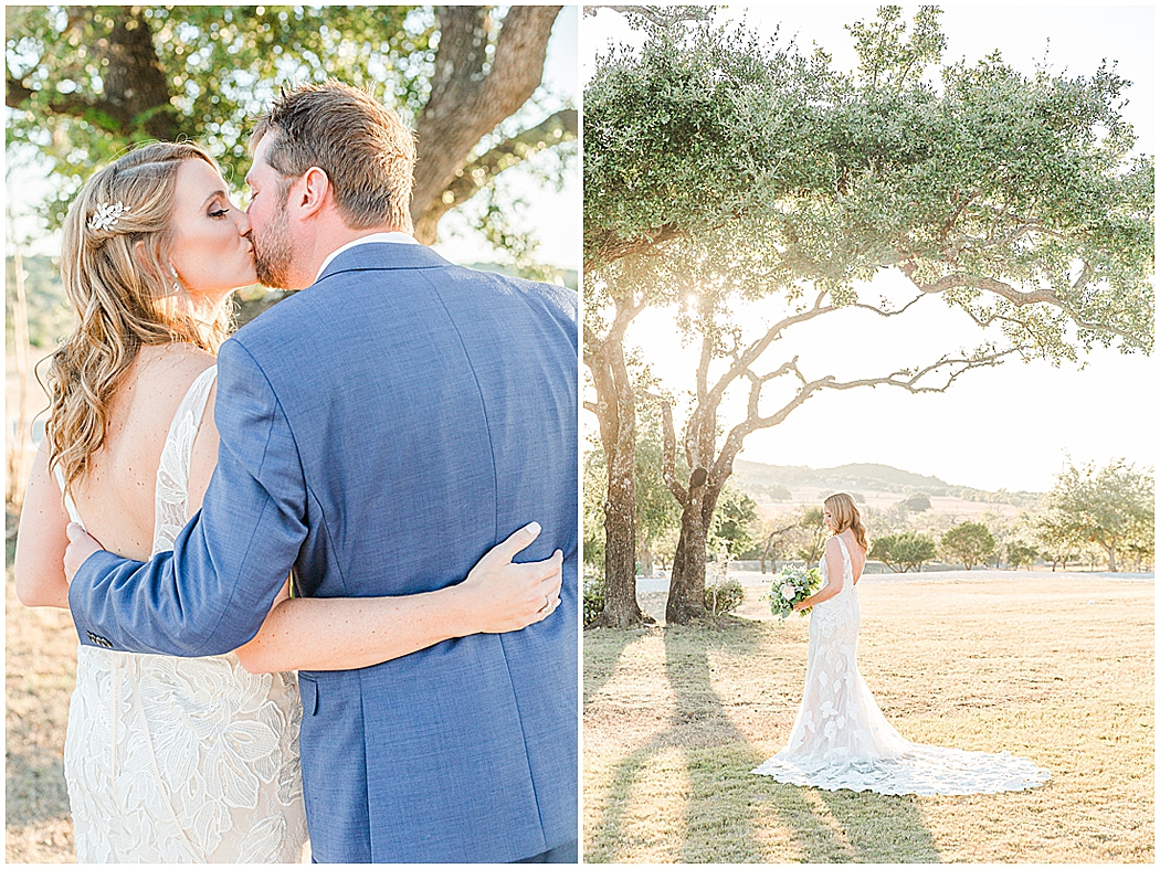 A greenery and dusty blue wedding at Sunset Ranch Event Center in Fredericksburg Texas by Allison Jeffers Associate Photographer 0160