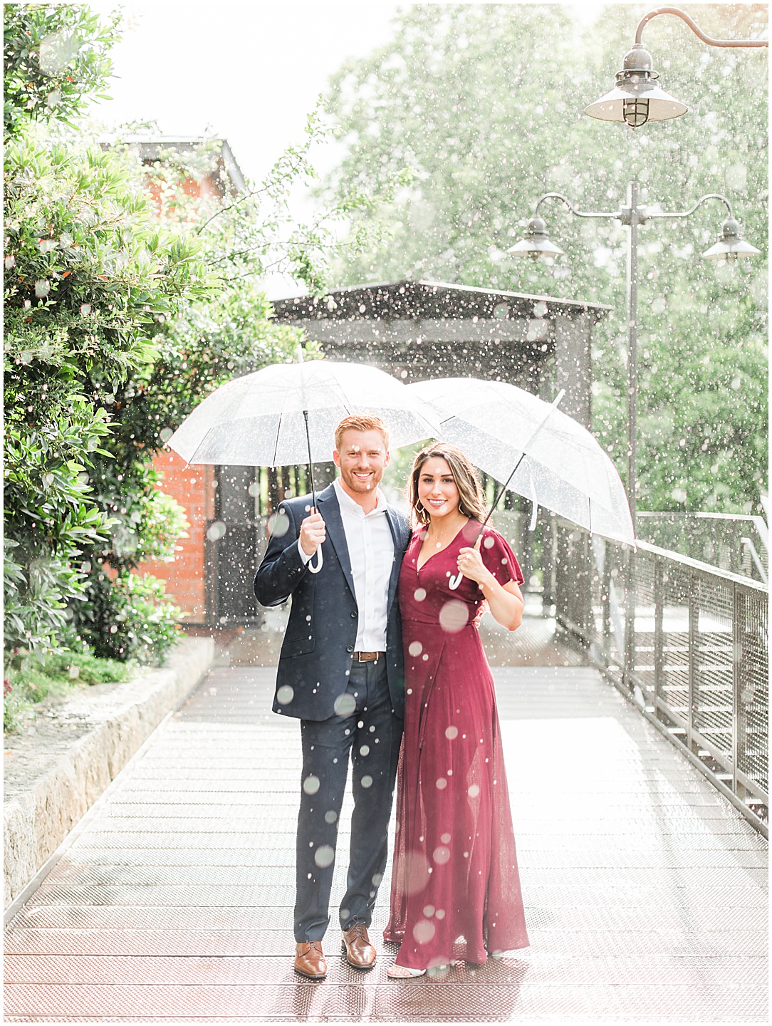 An engagment session in the rain at the Historic Pearl San Antonio Texas 0003