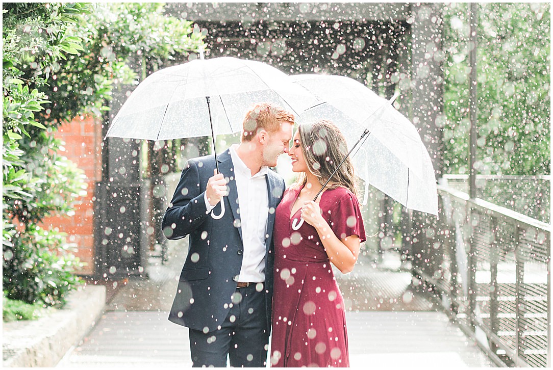 An engagment session in the rain at the Historic Pearl San Antonio Texas 0004
