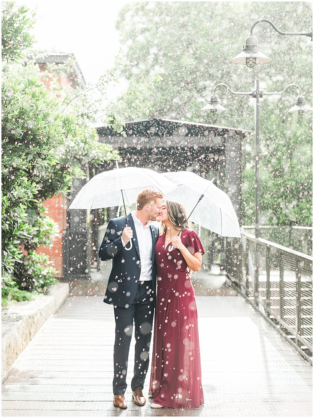 An engagment session in the rain at the Historic Pearl San Antonio Texas 0006