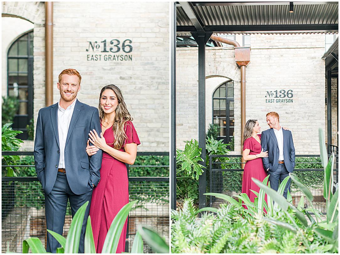 An engagment session in the rain at the Historic Pearl San Antonio Texas 0009