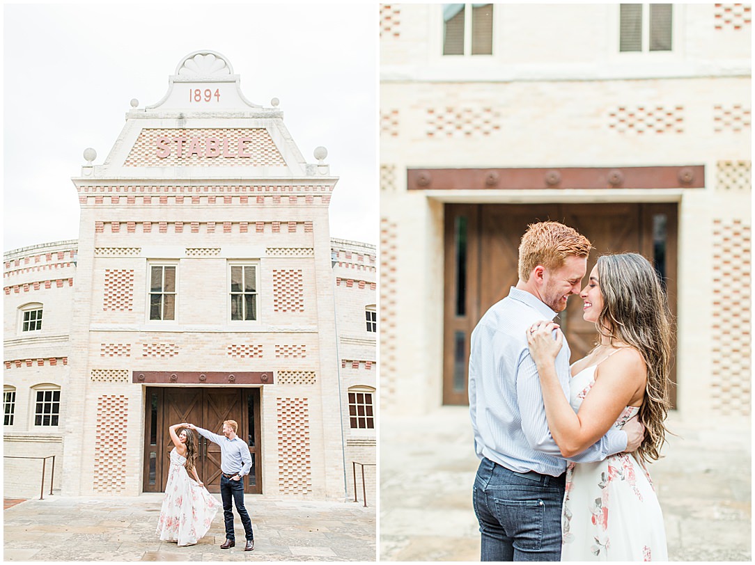 An engagment session in the rain at the Historic Pearl San Antonio Texas 0022
