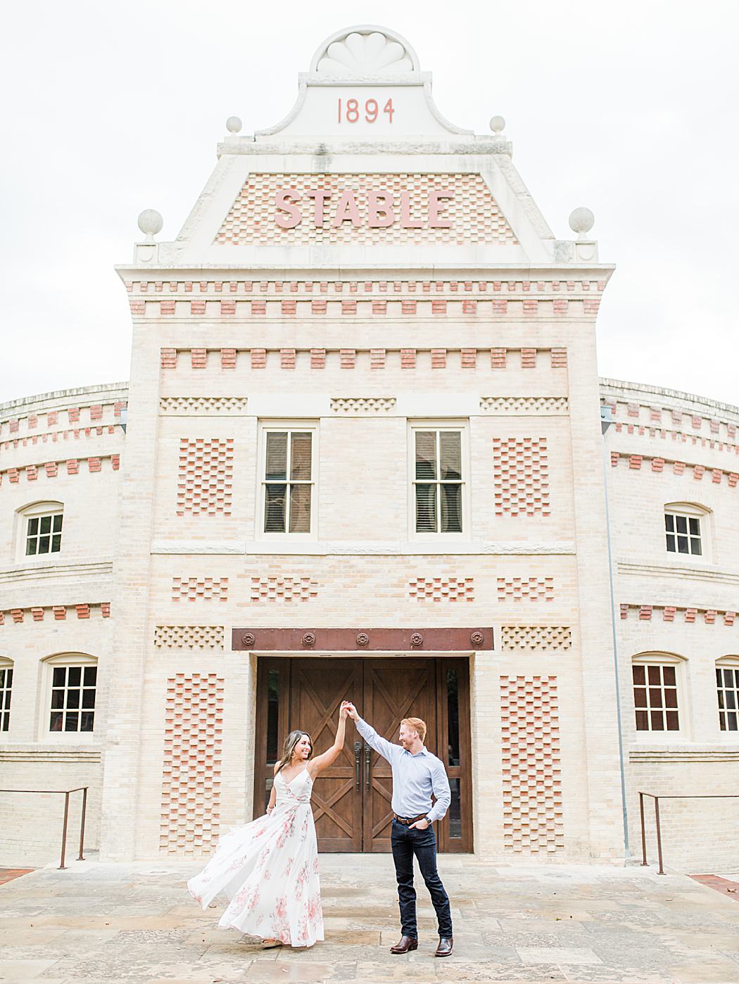 An engagment session in the rain at the Historic Pearl San Antonio Texas 0023