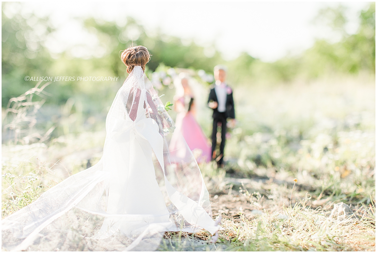 Barbie and Ken dream wedding photography styled shoot by Allison Jeffers Photography 0001