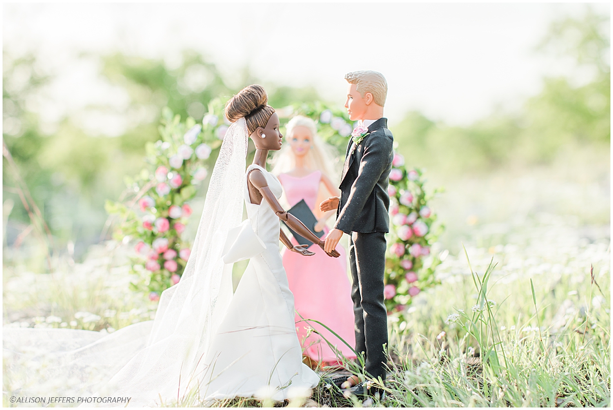 Barbie and Ken dream wedding photography styled shoot by Allison Jeffers Photography 0007