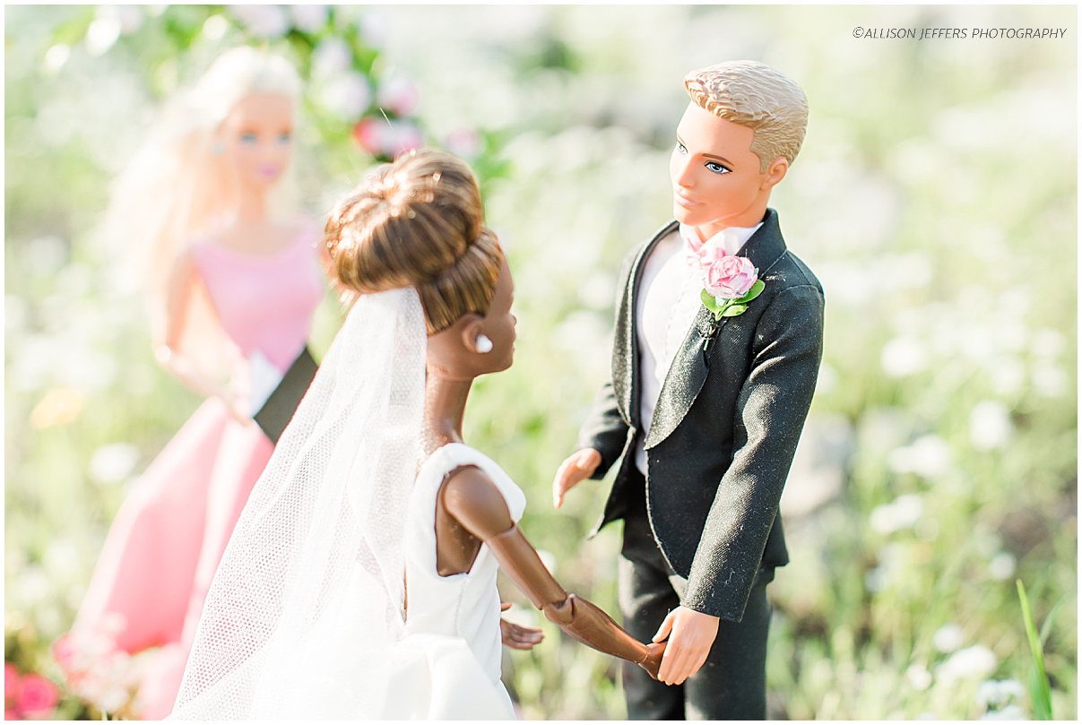 Barbie and Ken dream wedding photography styled shoot by Allison Jeffers Photography 0008