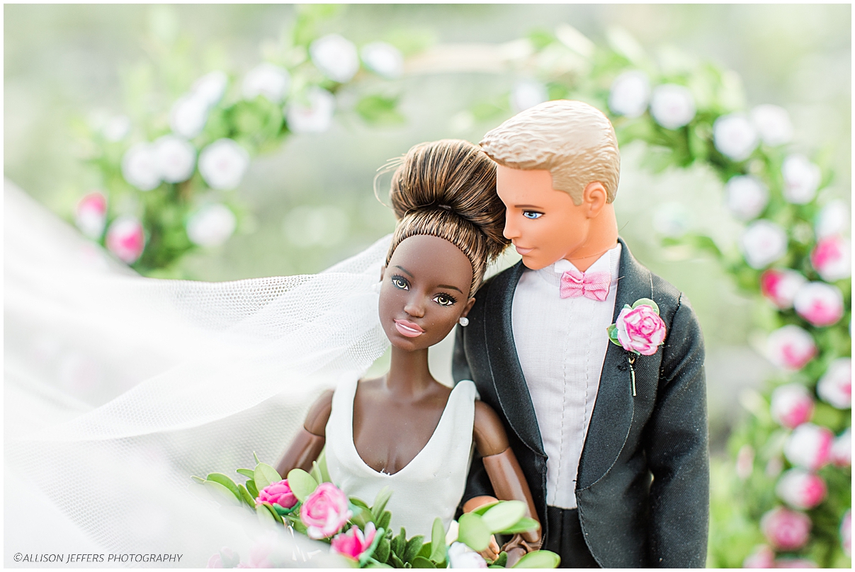 Barbie and Ken dream wedding photography styled shoot by Allison Jeffers Photography 0014