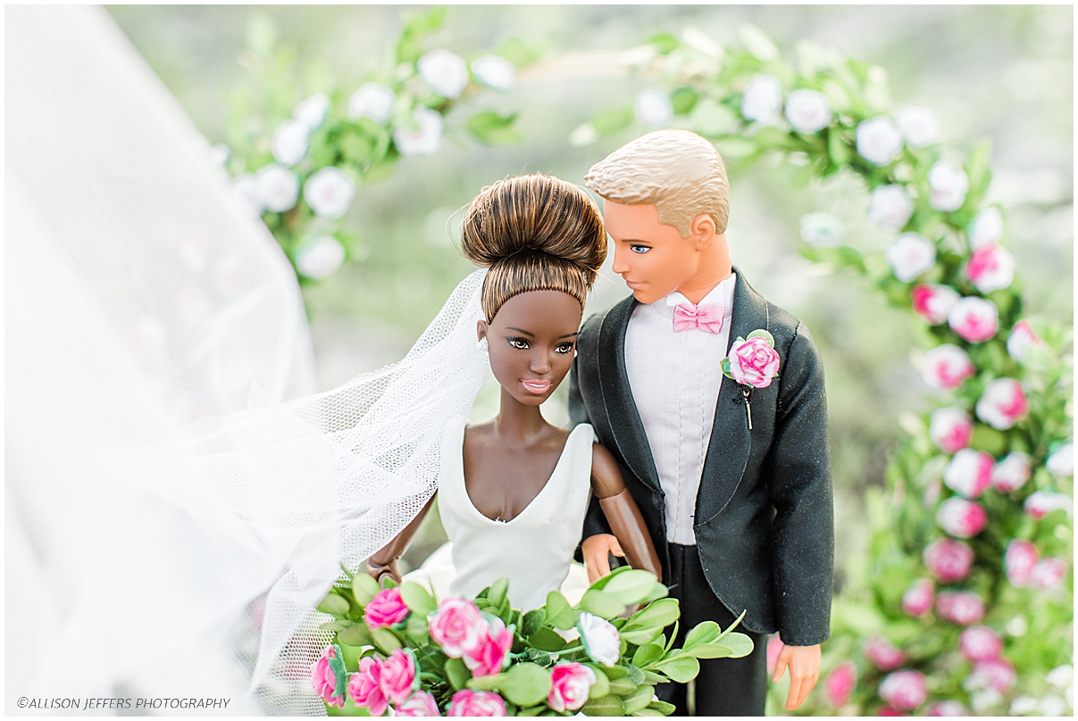 Barbie and Ken dream wedding photography styled shoot by Allison Jeffers Photography 0015