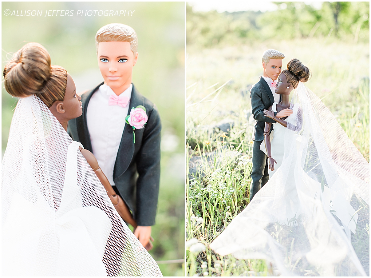 Barbie and Ken dream wedding photography styled shoot by Allison Jeffers Photography 0025