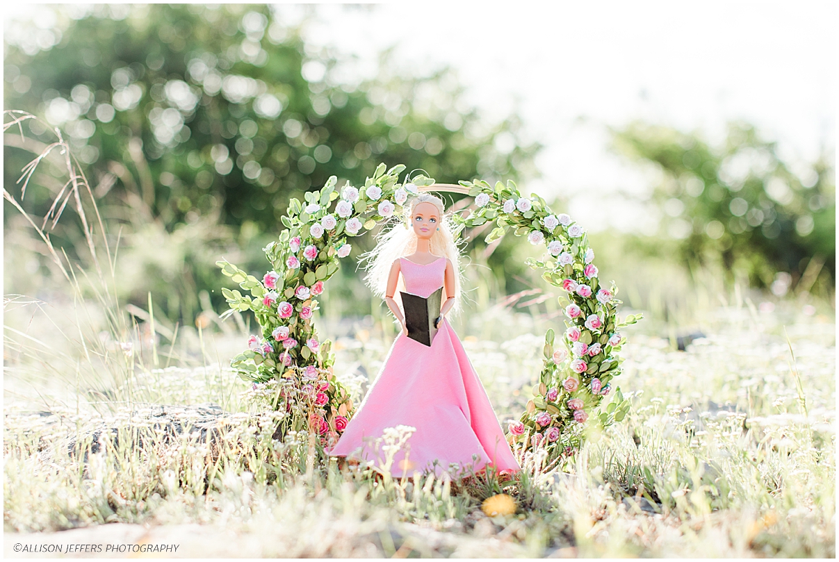 Barbie and Ken dream wedding photography styled shoot by Allison Jeffers Photography 0060