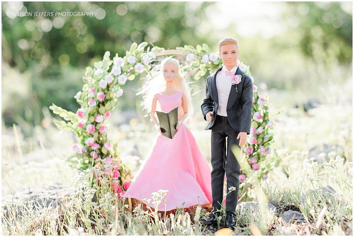 Barbie and Ken dream wedding photography styled shoot by Allison Jeffers Photography 0061