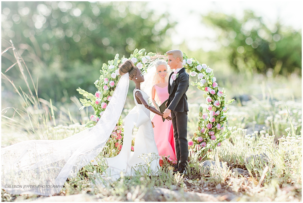 Barbie and Ken dream wedding photography styled shoot by Allison Jeffers Photography 0062