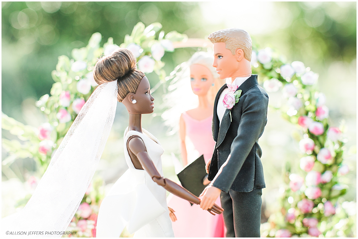 Barbie and Ken dream wedding photography styled shoot by Allison Jeffers Photography 0063