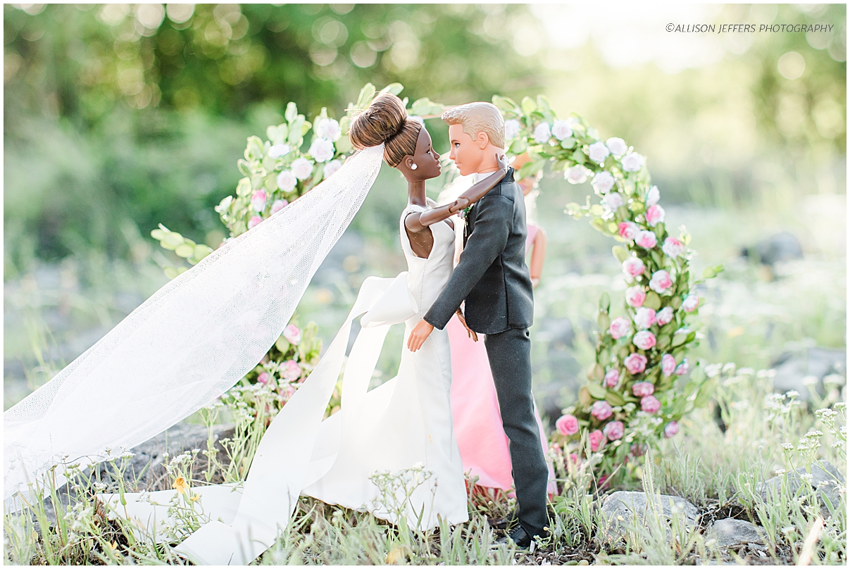 Barbie and Ken dream wedding photography styled shoot by Allison Jeffers Photography 0065