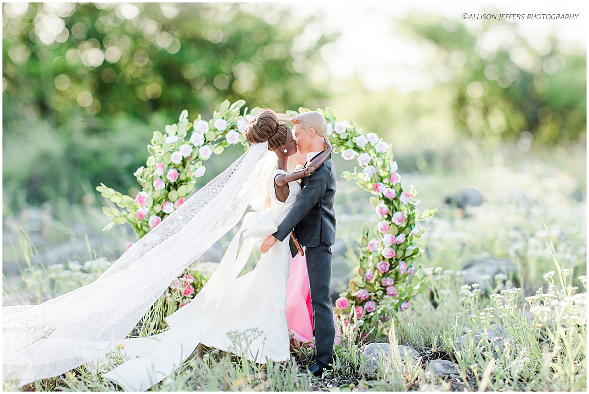 Barbie and Ken dream wedding photography styled shoot by Allison Jeffers Photography 0066