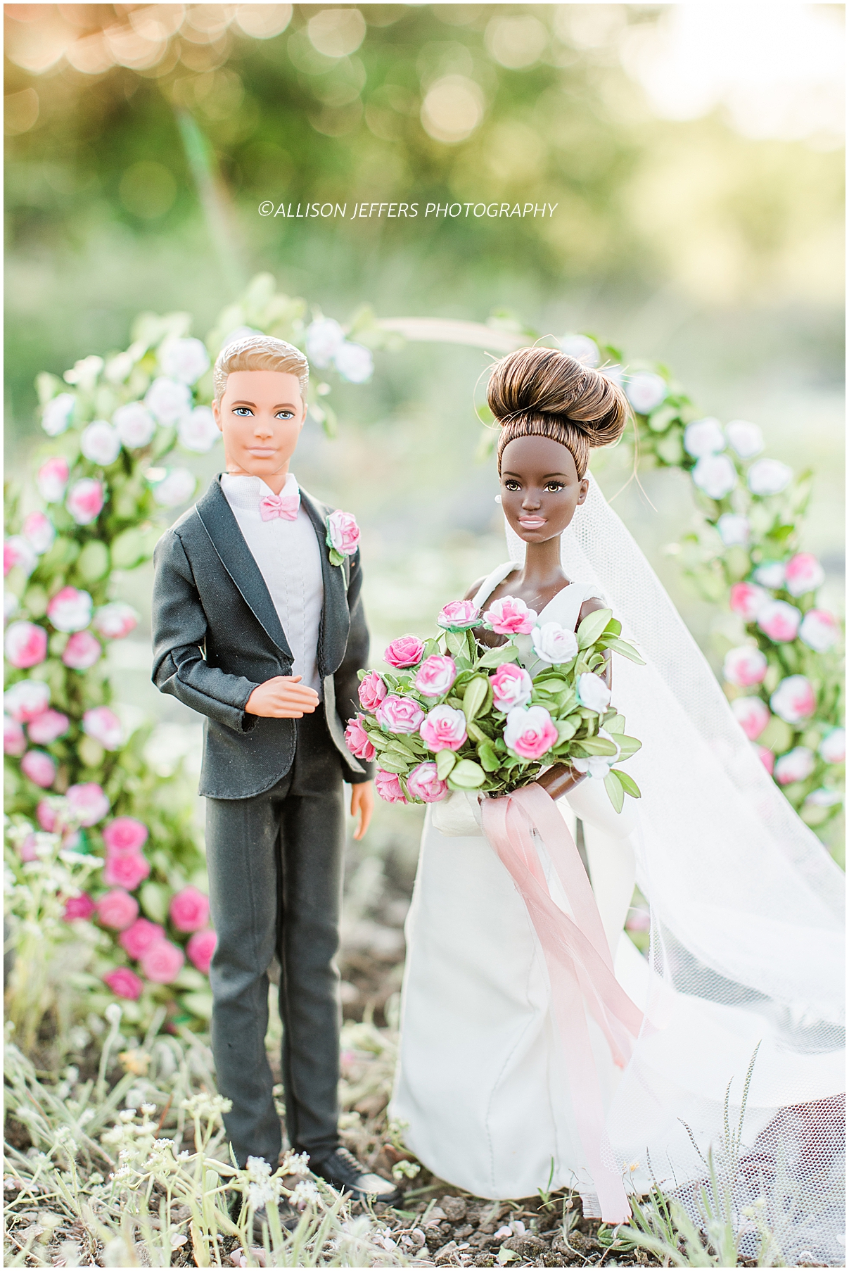 Barbie and Ken dream wedding photography styled shoot by Allison Jeffers Photography 0067