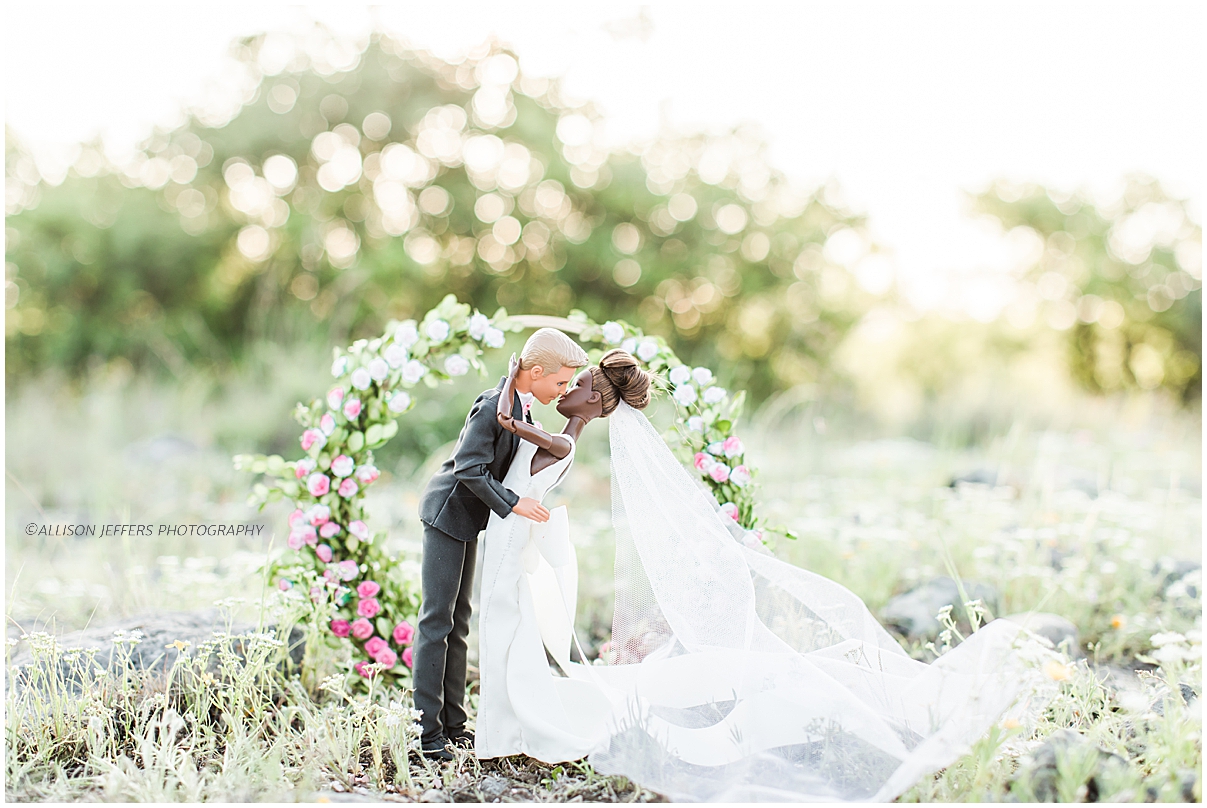 Barbie and Ken dream wedding photography styled shoot by Allison Jeffers Photography 0069