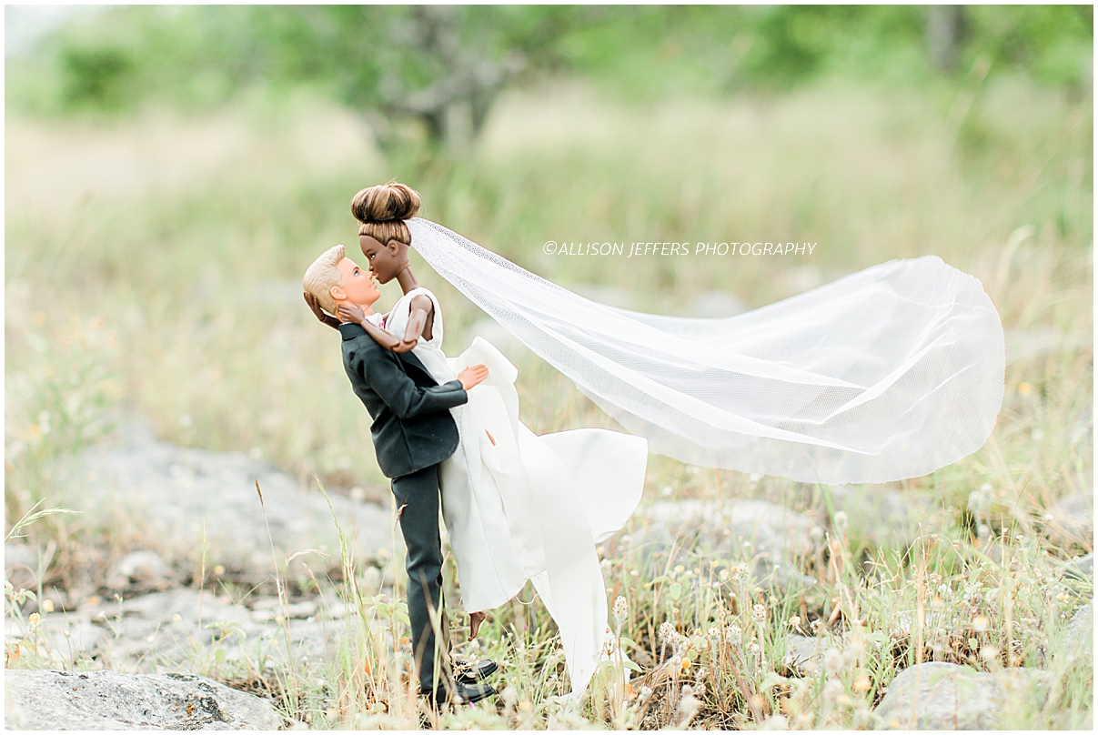 Barbie and Ken dream wedding photography styled shoot by Allison Jeffers Photography 0092