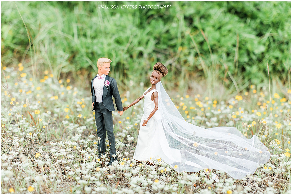 Barbie and Ken dream wedding photography styled shoot by Allison Jeffers Photography 0098
