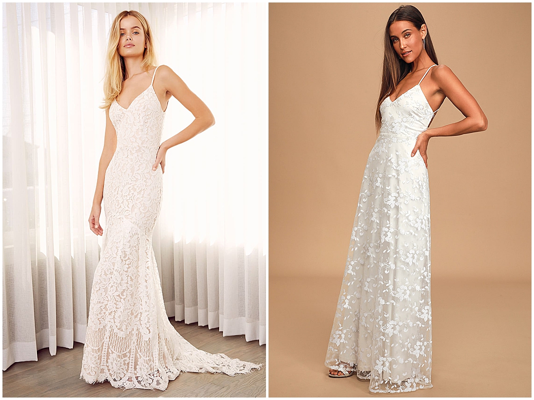 white dresses and jumpsuits for elopements and intimate weddings with floral options short and maxi lengths 0015