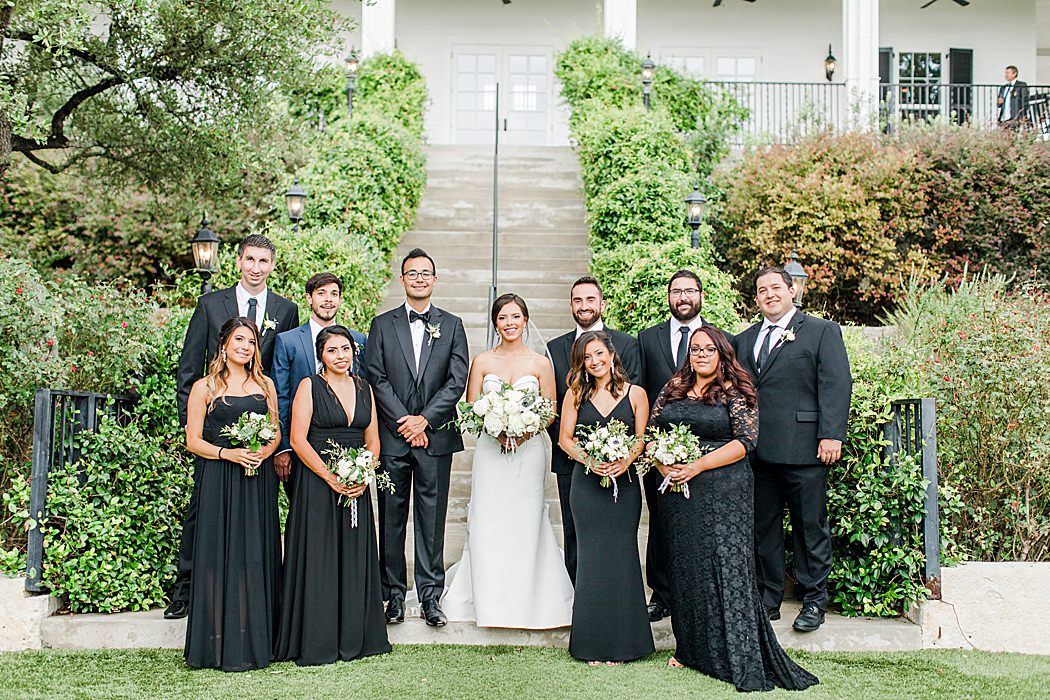 A Black and White Summer wedding at Kendall Point venue in Boerne Texas 0033