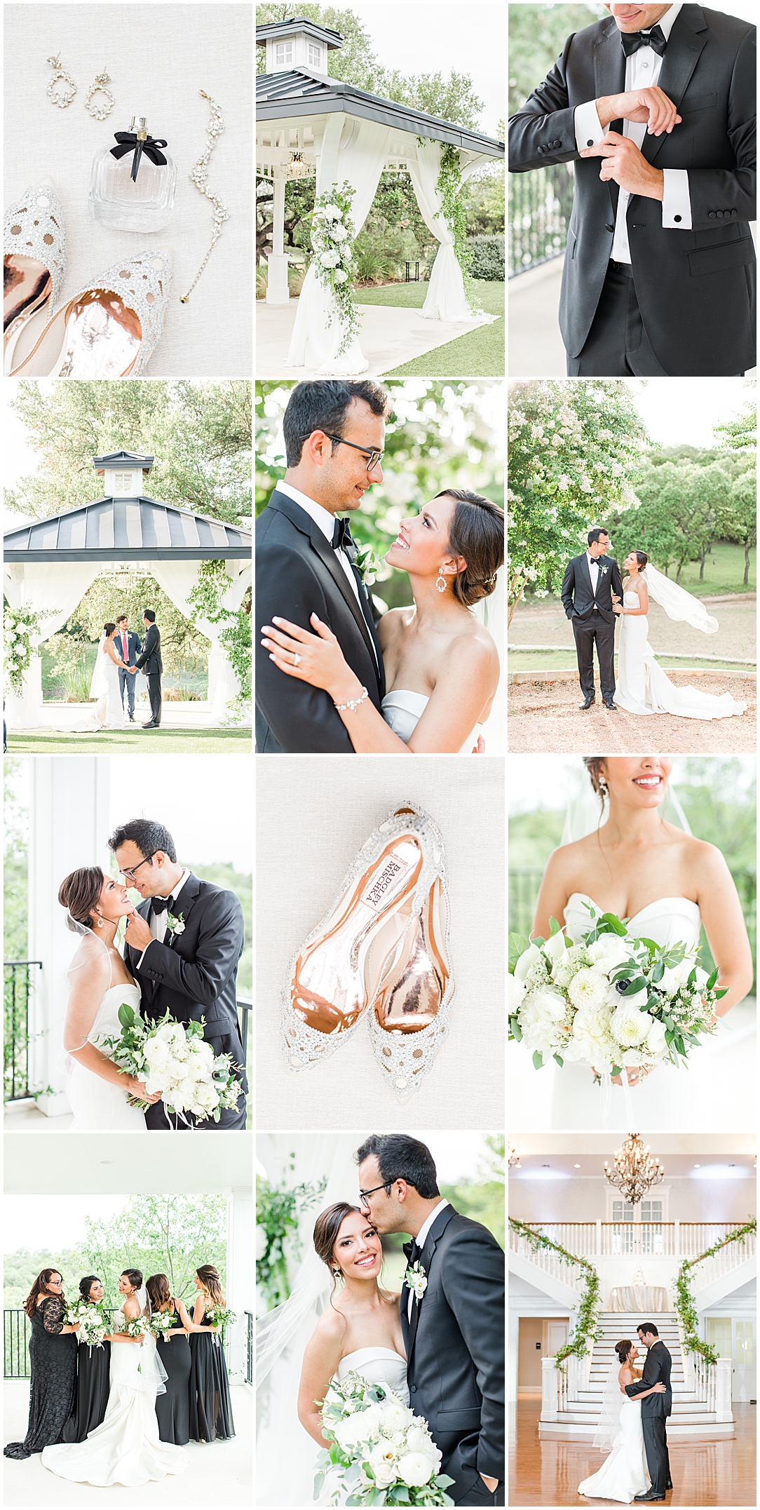 A Black and White Summer wedding at Kendall Point venue in Boerne Texas 0139