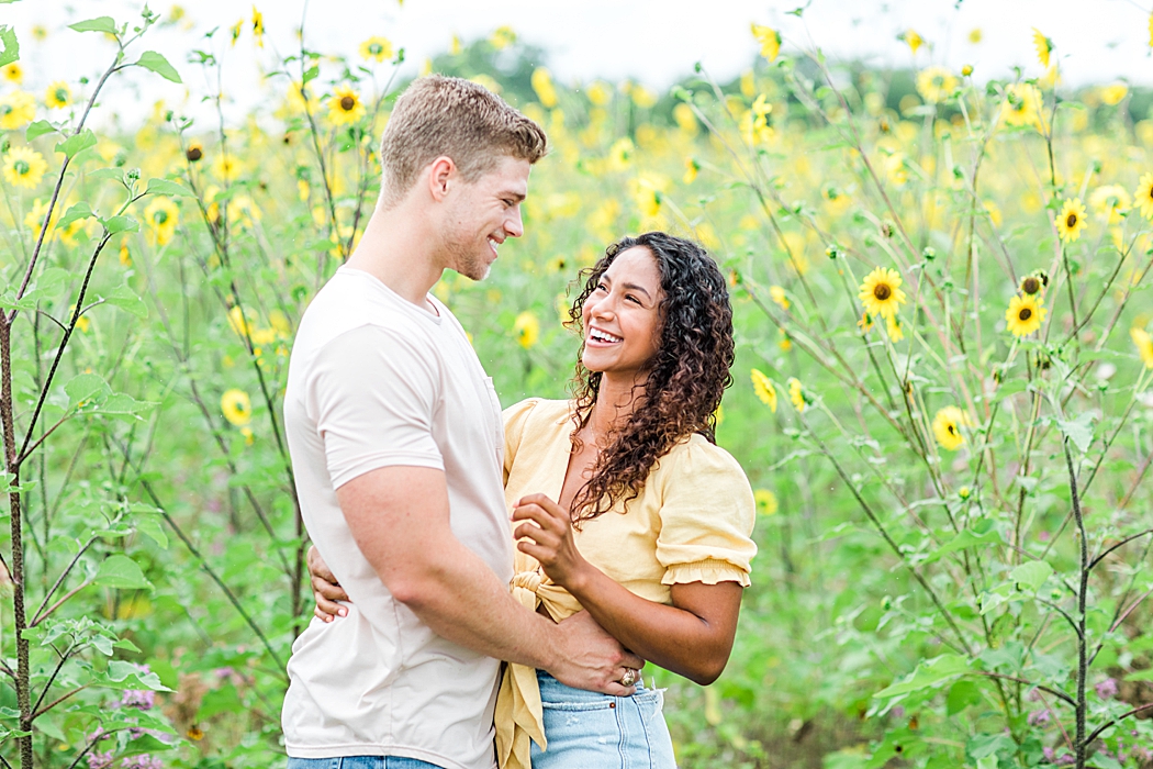 Sunflower couples Engagement Session in the Texas Hill Country 0003