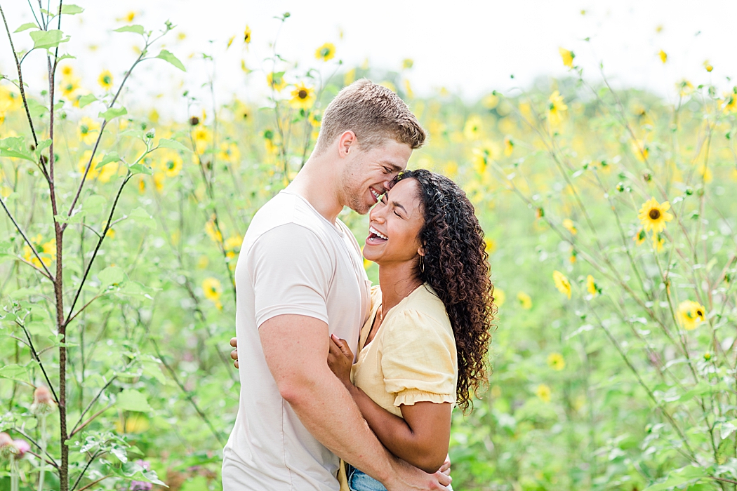 Sunflower couples Engagement Session in the Texas Hill Country 0004