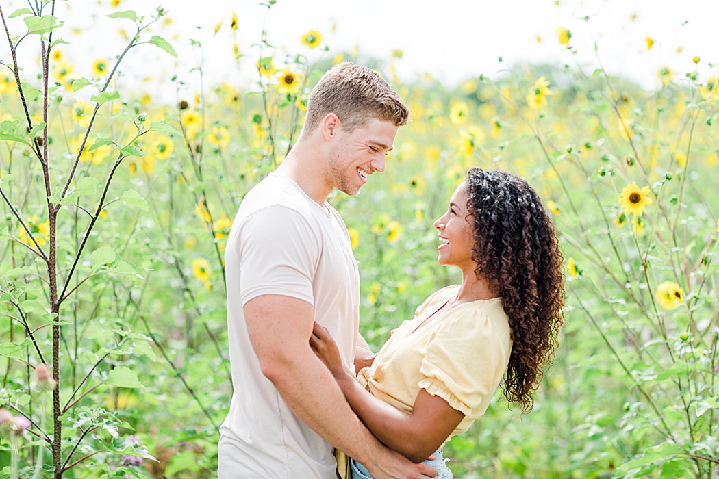 Sunflower couples Engagement Session in the Texas Hill Country 0005