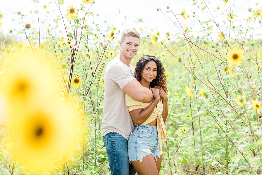 Sunflower couples Engagement Session in the Texas Hill Country 0007
