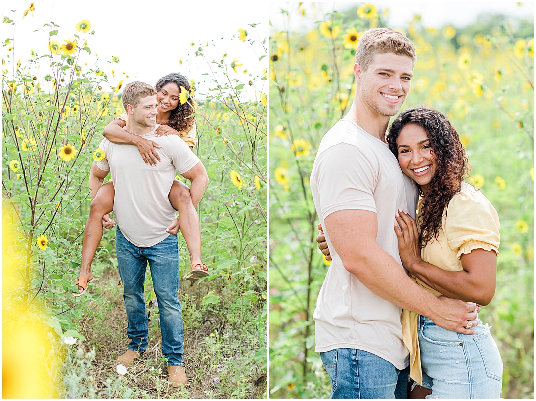 Sunflower couples Engagement Session in the Texas Hill Country 0011