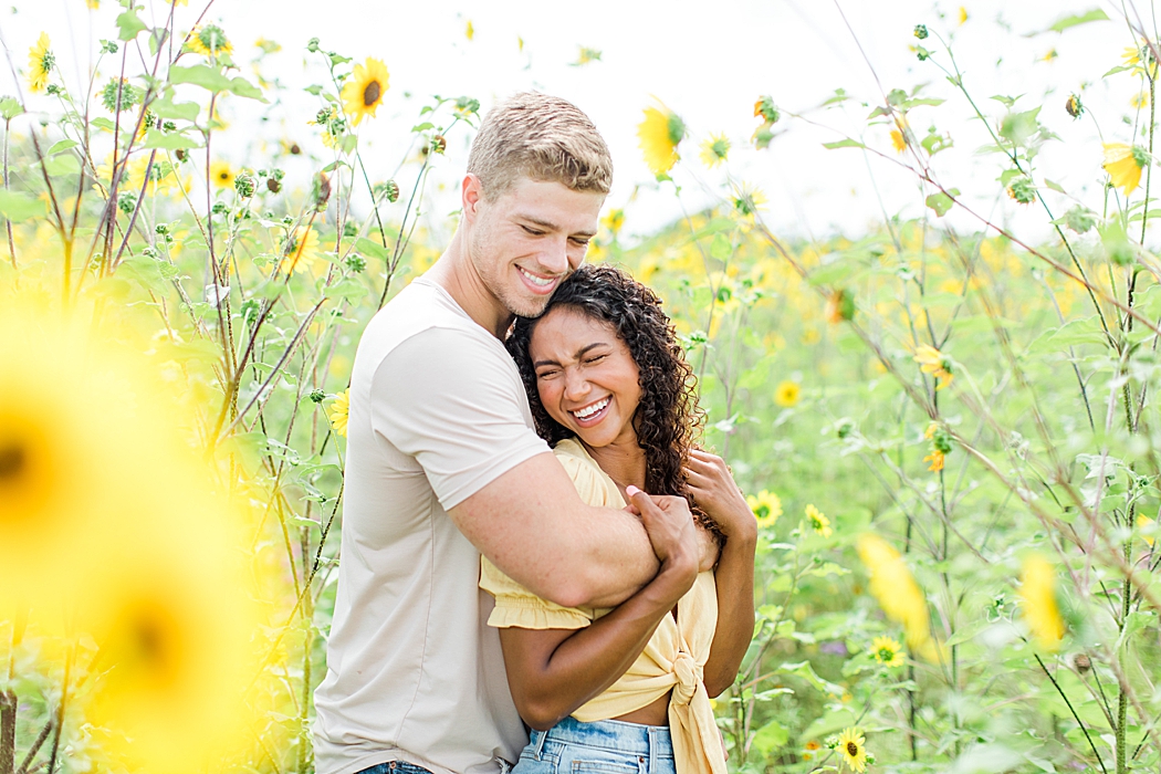 Sunflower couples Engagement Session in the Texas Hill Country 0013