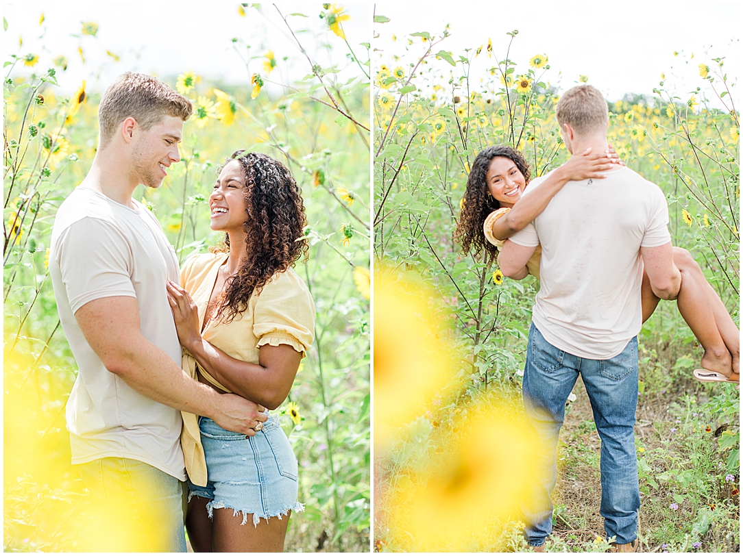 Sunflower couples Engagement Session in the Texas Hill Country 0017